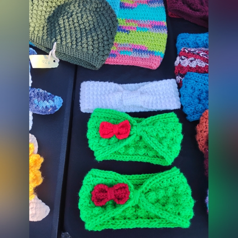 Colorful Crochet Headbands Ear Warmers - Picture 4 of 5